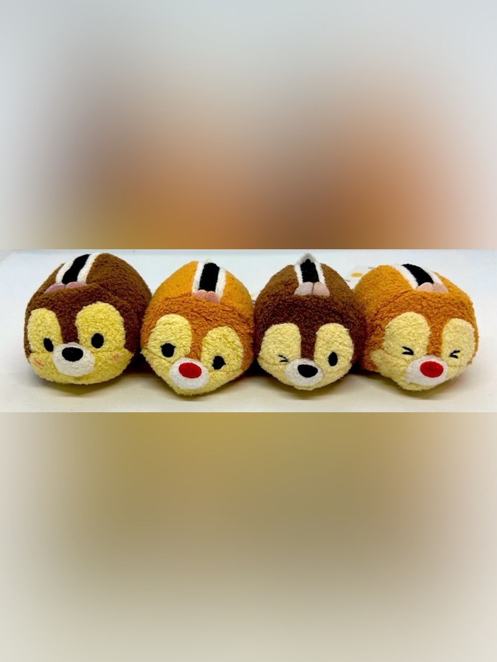 Disney Chip & Dale Mini Tsum Tsums, Set of 4, NWT.